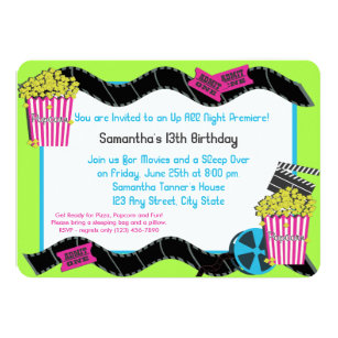 Movie Premiere Invitations Zazzle