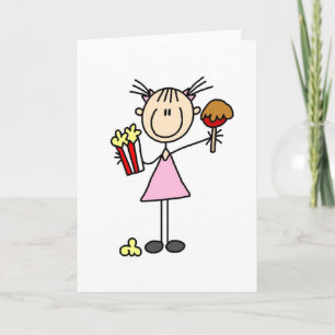 Popcorn And Caramel Apple At The Fair Card