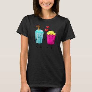 Popcorn And Soda Fall In Love T-Shirt