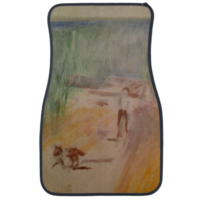 Popcorn Anime Abstract Car Floor Mat (Front)