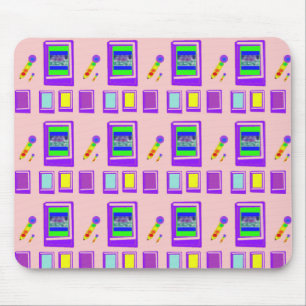 Popcorn Anime Castle in Space Designer Mousepad