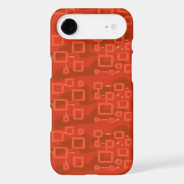 Popcorn Anime Hot Red Circuit Cell Phone Case (Back)