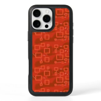 Popcorn Anime Hot Red Circuit iPhone 16 Pro Max Case