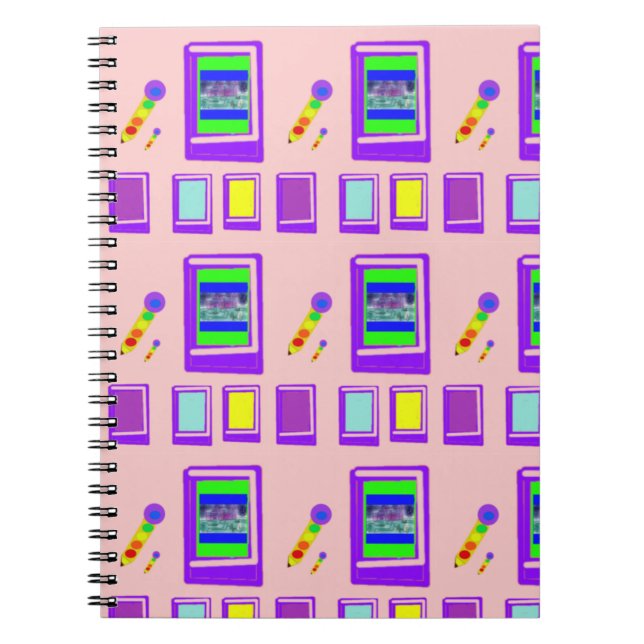 Popcorn Anime I Really Know Karaoke Spiral Noteboo Notebook (Front)