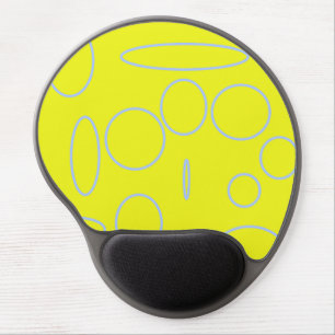 Popcorn Anime Loops Geometric Gel Mouse Pad