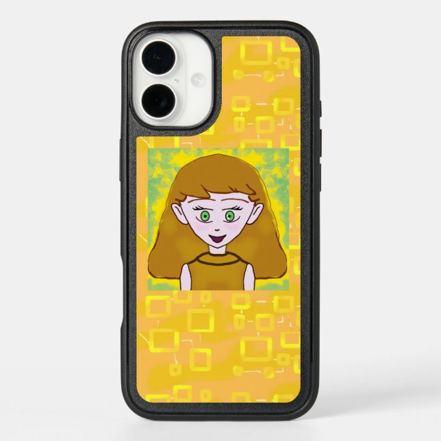 Popcorn Anime Say Merry ! Cell Phone Cover (Back)