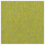 Popcorn Anime Yellow Circles Fabric