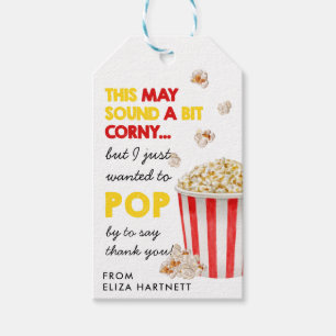 Popcorn Appreciation Gift Tag