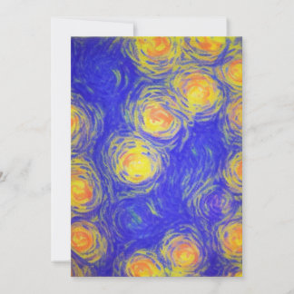 Popcorn Art Invitation