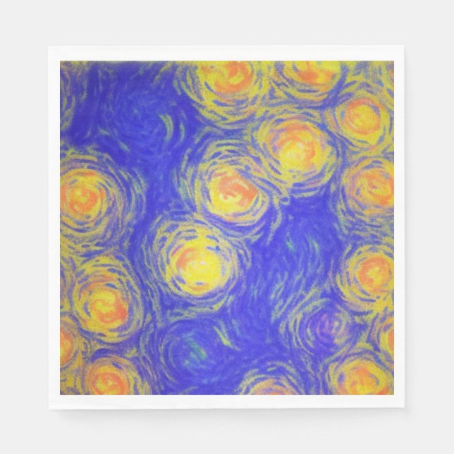 Popcorn Art Napkins (Front)