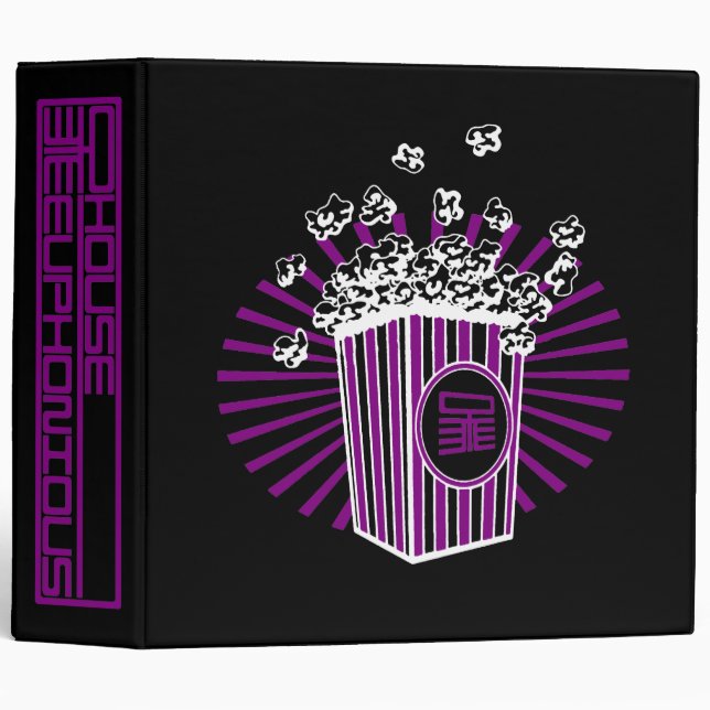 Popcorn Avery Binder (Front/Spine)