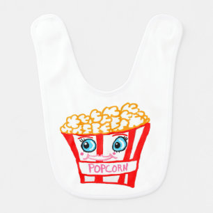 Popcorn 🍿 baby bib