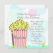 Popcorn Baby Shower Invitation (Front/Back)