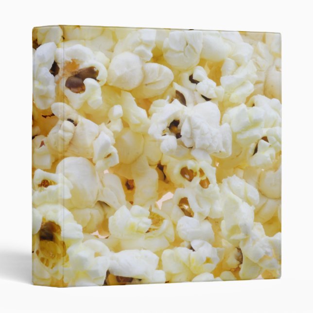 Popcorn background 3 ring binder (Front/Spine)