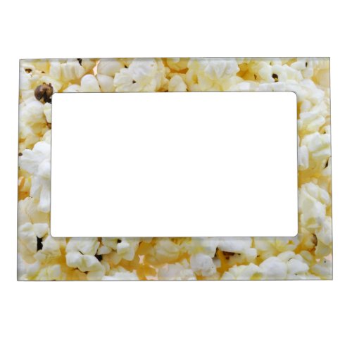 Popcorn background magnetic frame
