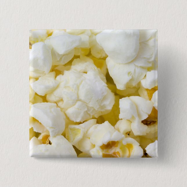 Popcorn Background Pinback Button (Front)