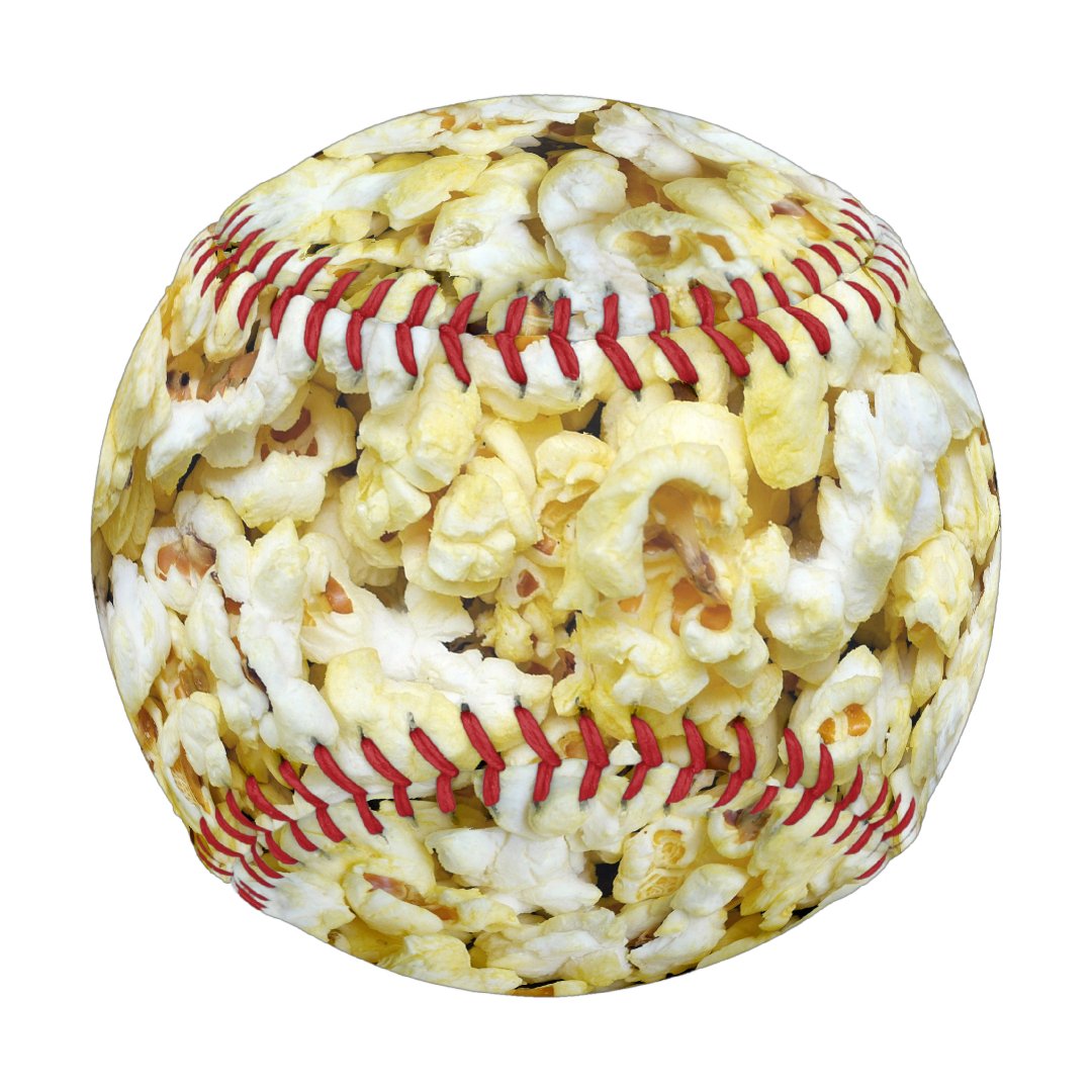 Popcorn Baseball | Zazzle