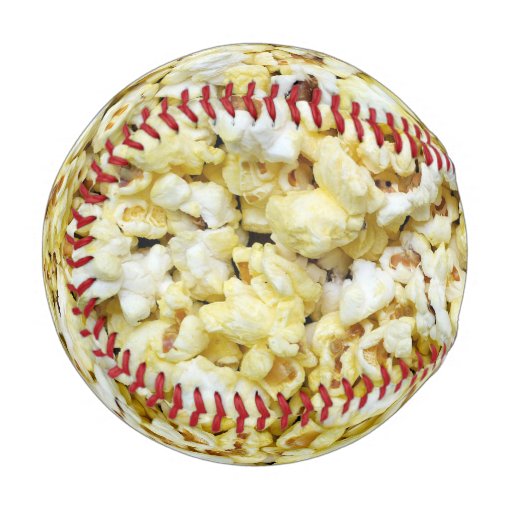 Popcorn Baseball Zazzle