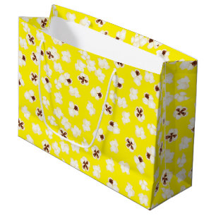 Popcorn Birthday Party Movie Theater Large Gift Bag