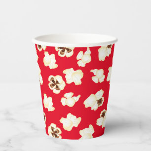 Popcorn Birthday Party Movie Theater Paper Cups