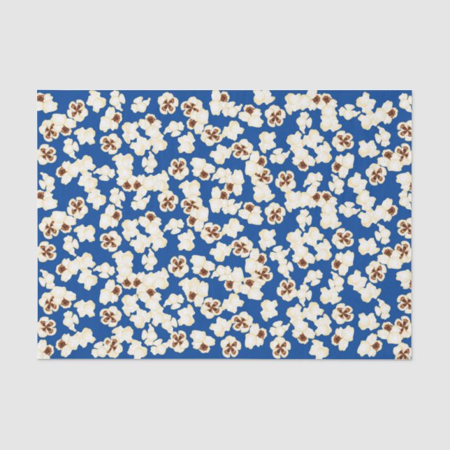 Popcorn Birthday Party Movie Theater Tissue Paper (Front)