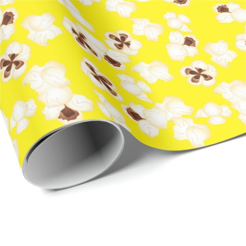 Popcorn Birthday Party Movie Theater Wrapping Paper