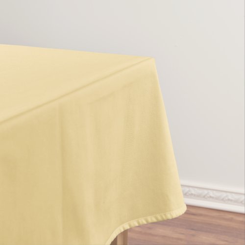 Popcorn Butter Yellow Solid Color Print Tablecloth