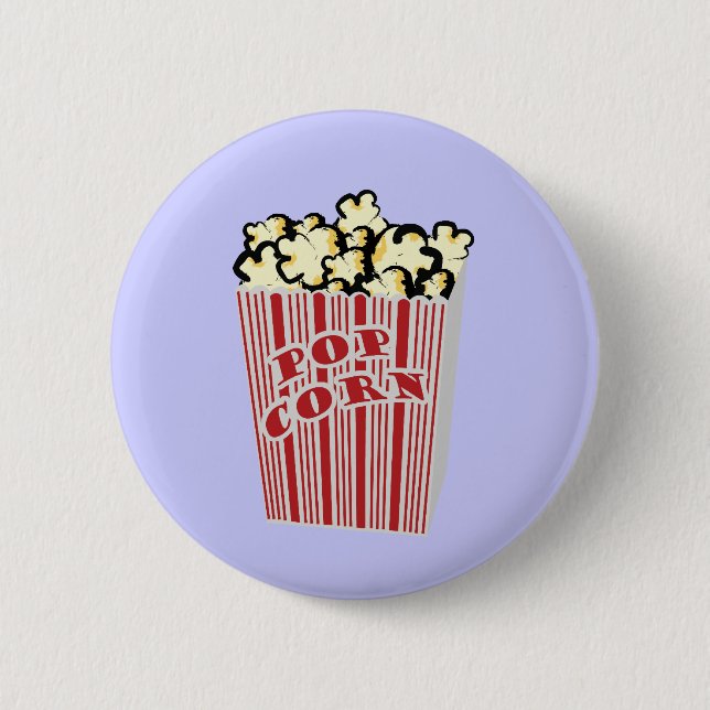 Popcorn Button! Pinback Button (Front)