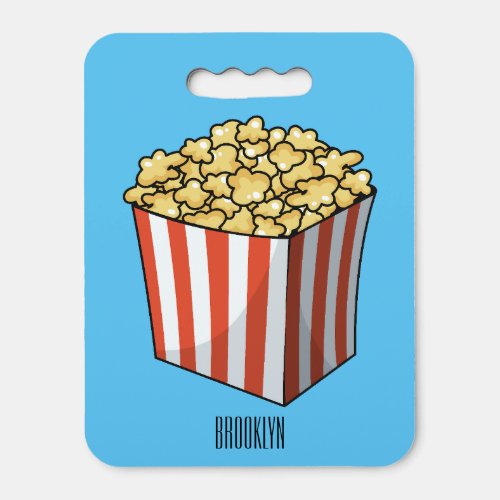 Popcorn cartoon illustration  seat cushion