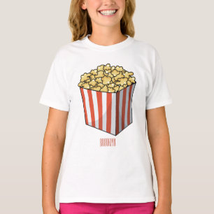 Popcorn cartoon illustration  T-Shirt