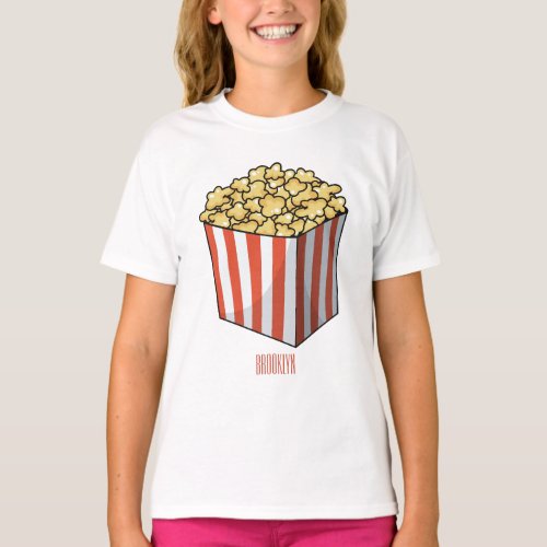 Popcorn cartoon illustration  T_Shirt