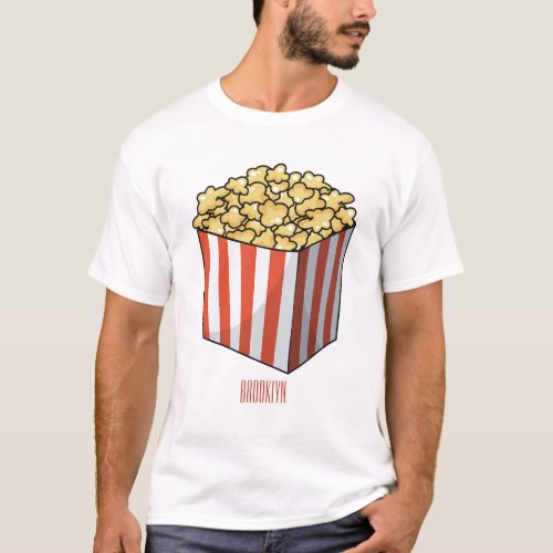 Popcorn cartoon illustration  T_Shirt