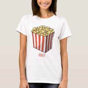 Popcorn cartoon illustration T-Shirt