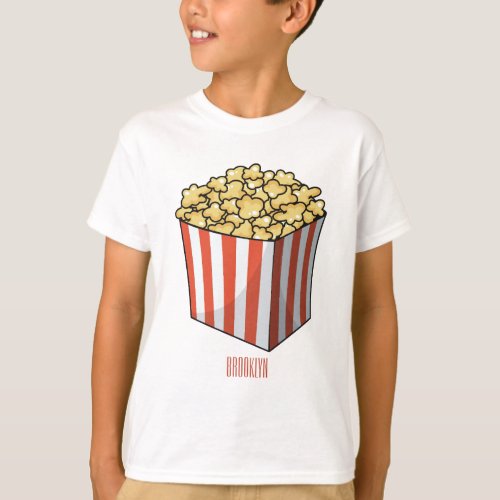 Popcorn cartoon illustration  T_Shirt