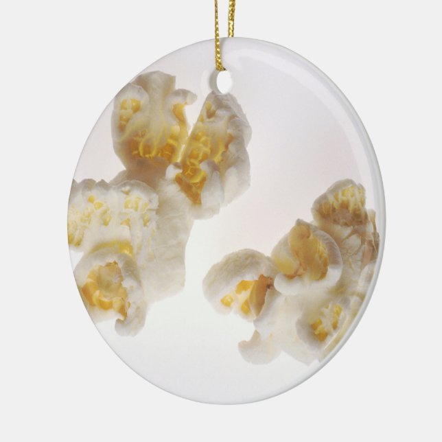 Popcorn Ceramic Ornament (Left)