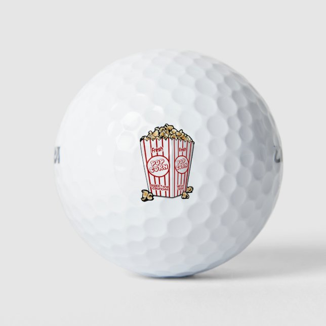 popcorn cinema golf balls (Front)