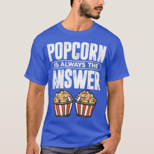 Popcorn Cinema Movie Night Snacks Kawaii T-Shirt