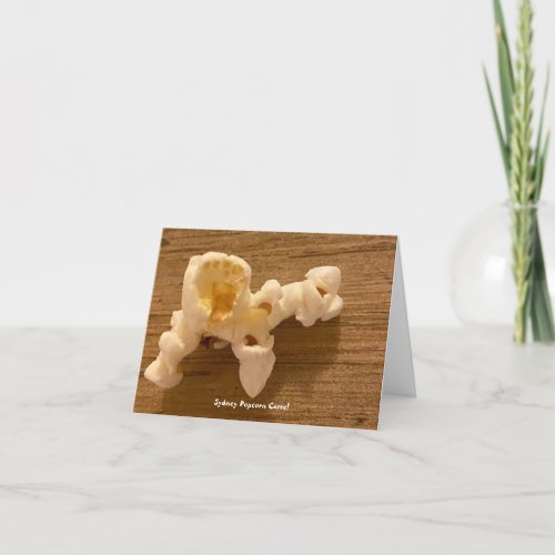 Popcorn  Critters Thank You Card