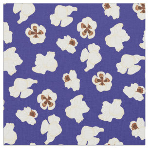 Popcorn Cute Movie Theater Fabric