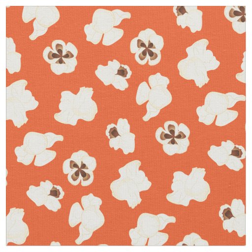 Popcorn Cute Movie Theater Fabric