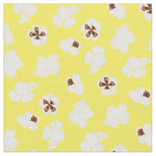 Popcorn Cute Movie Theater Fabric