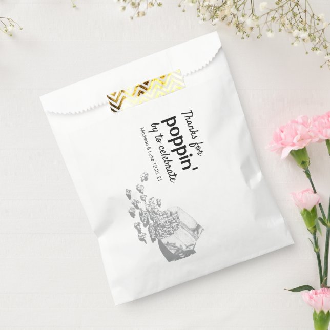 Popcorn Favor Bag (Sealed)