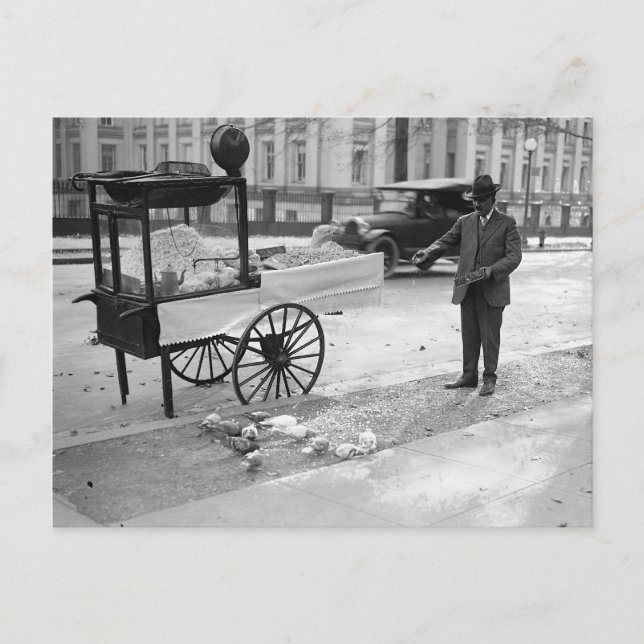 Popcorn For Sale, 1926 Postcard (Front)