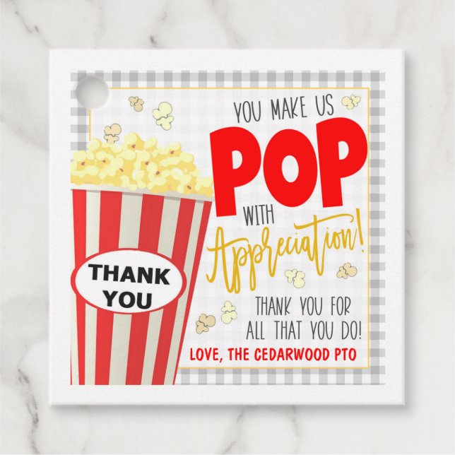 Popcorn Gift Tag (Front)