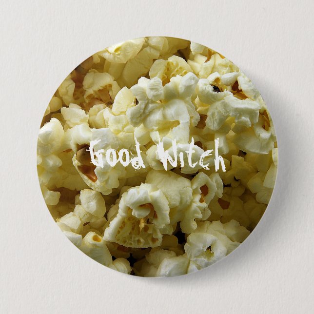 popcorn Halloween Button (Front)