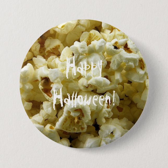 popcorn Halloween Button (Front)