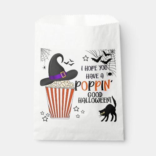 Popcorn halloween Gift Tags Favour Bags