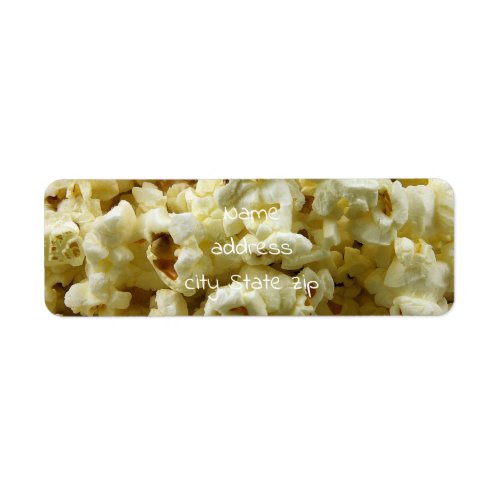 popcorn label