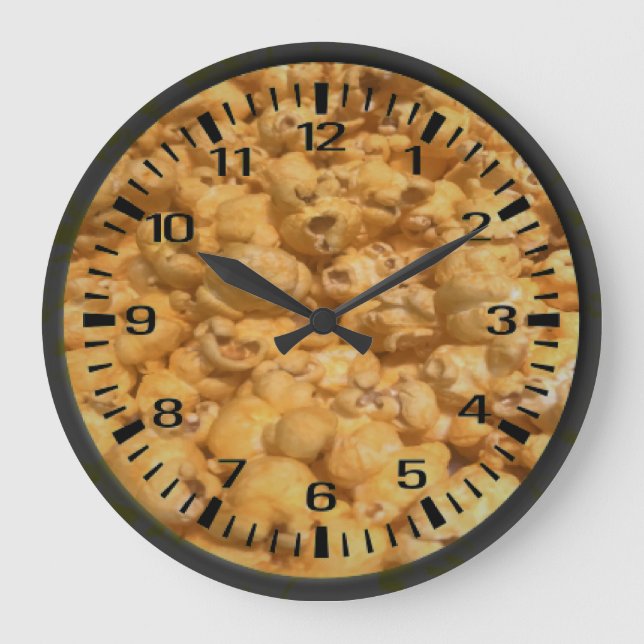 Popcorn Large Clock (Front)