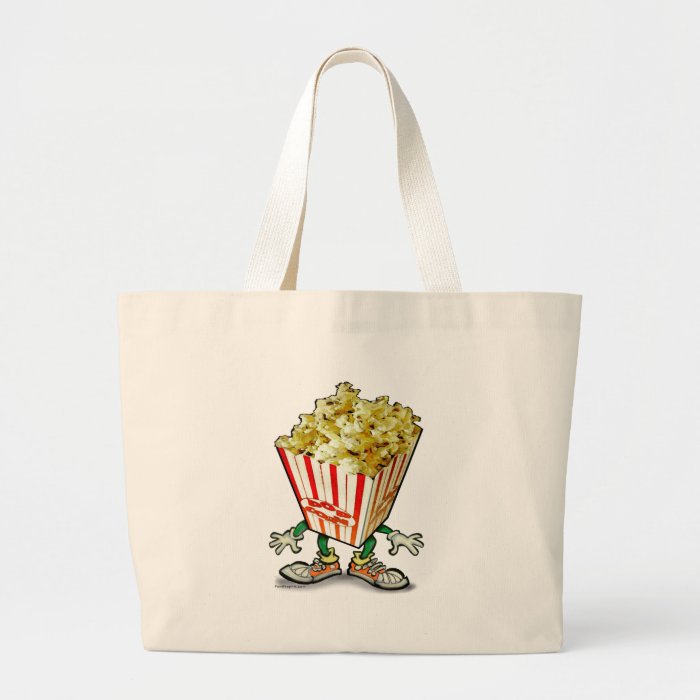 Popcorn Large Tote Bag Zazzle